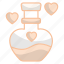 love potion bottle, valentines day, potion, wedding, love, heart, valentine, romance, romantic 