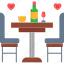 dinner table, table, furniture, dining-table, dinner, chair, restaurant-table 