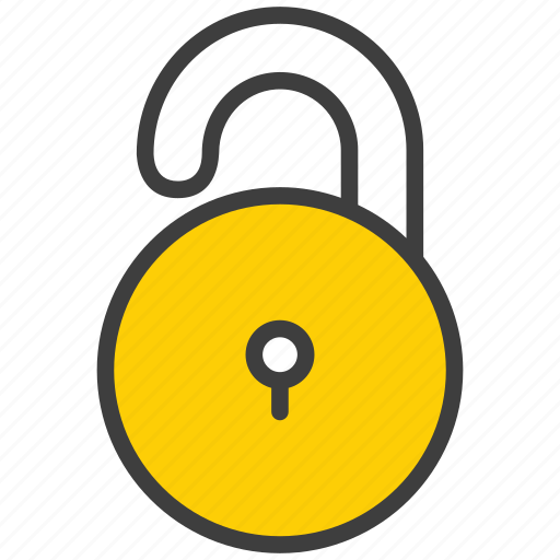 Unlock, security, lock, protection, padlock, password, access icon - Download on Iconfinder
