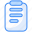 clipboard, document, list, checklist, report, paper, file, business, task 