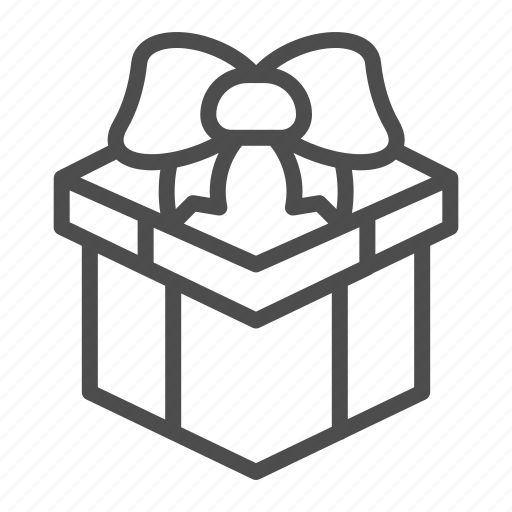 Gift, box, present, bow, package, parcel icon - Download on Iconfinder