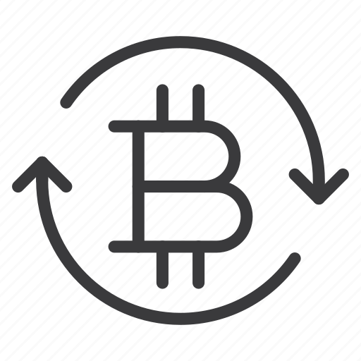 Arrow, bitcoin, cashback, currency, exchange, money icon - Download on Iconfinder
