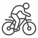 bike, bicycle, sport, ride, people, man, human