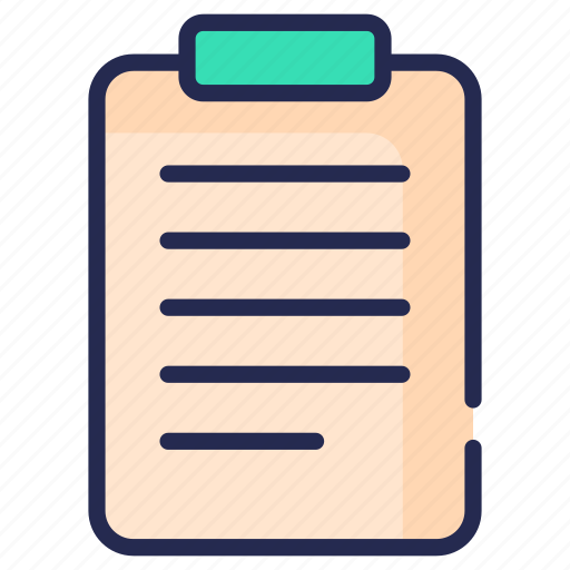 Clipboard, document, checklist, report, paper, file, business icon - Download on Iconfinder