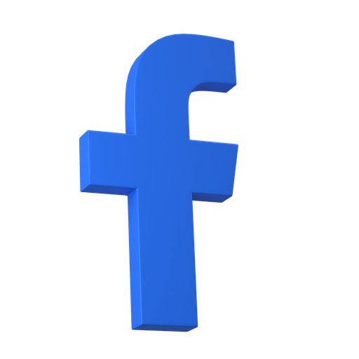 App, logo, facebook, network, online, social media 3D illustration - Free download