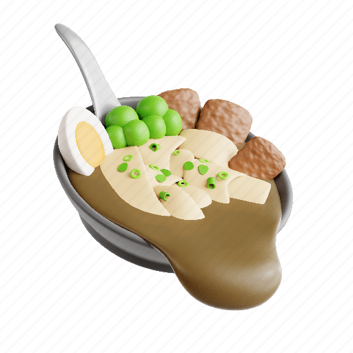 Guay tiew reua, soup, traditional food 3D illustration - Download on Iconfinder