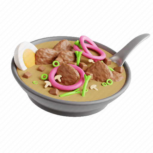 Tom kha gai, soup, thailand food, traditional food 3D illustration - Download on Iconfinder