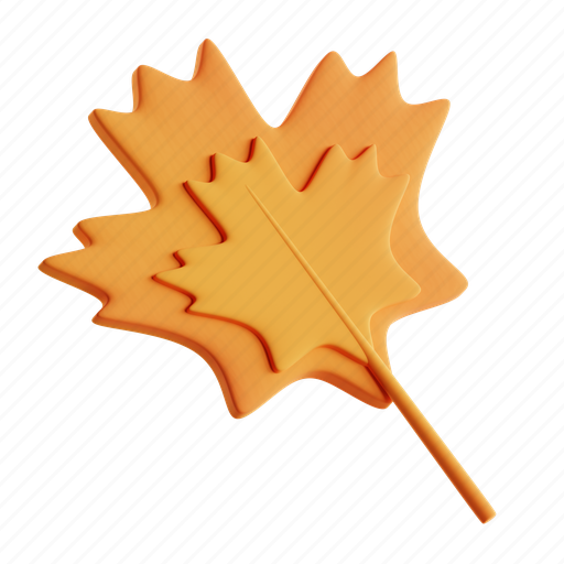 Maple, leaf, tree, autumn leaf, autumn 3D illustration - Download on Iconfinder