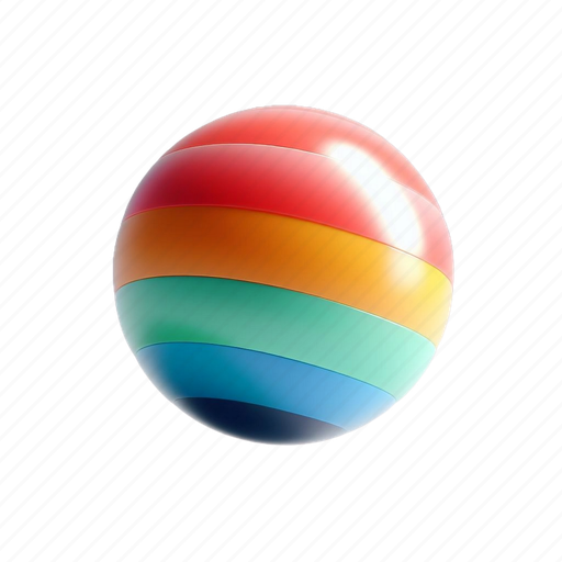 Balls, game, sport, rubber ball, sports 3D illustration - Download on Iconfinder