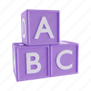 abc, block, kid, baby, childhood, alphabet 