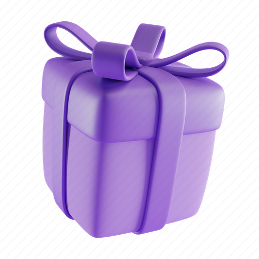 Gift, surprise, box, birthday, party, present 3D illustration - Download on Iconfinder