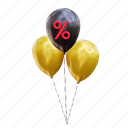 balloon, discount, sale, black friday 