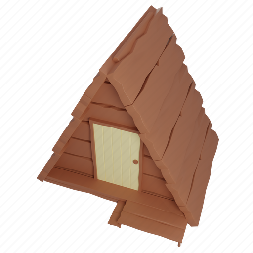 Camping, house, cabin, post, shelter, survival, tool icon - Download on Iconfinder