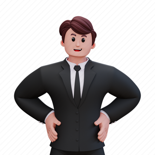 Character, businessman, business, male, isolated, executives, corporate icon - Download on Iconfinder