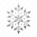 snowflake, decoration, snow, winter, cold, ice, ornament, celebration, xmas 