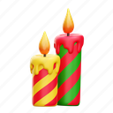 candle, light, flame, christmas, decoration 