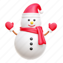 snowman, christmas, decoration, winter