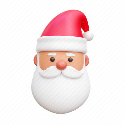 Santa claus, christmas, santa, hat 3D illustration - Download on Iconfinder