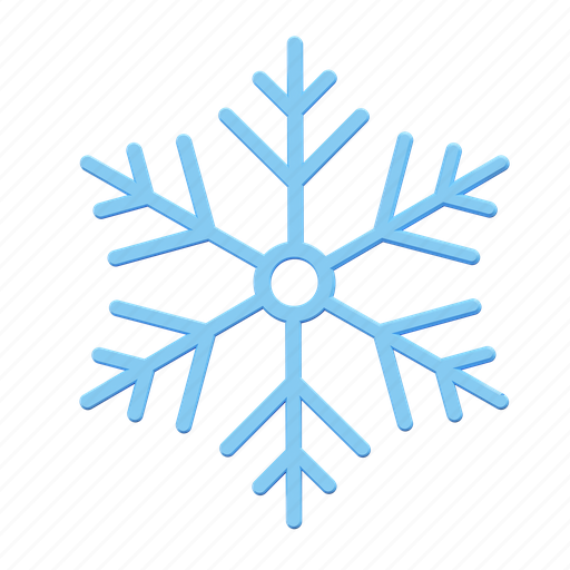 Snowflakes, snow, winter, christmas 3D illustration - Download on Iconfinder