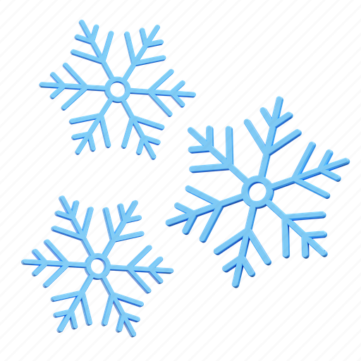 Snowflake, snow, winter, christmas, ice 3D illustration - Download on Iconfinder