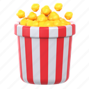 popcorn, corn, snack, food