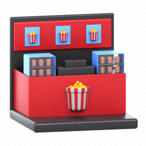Concession, stand, furniture, light, snacks, beverage icon - Download on Iconfinder