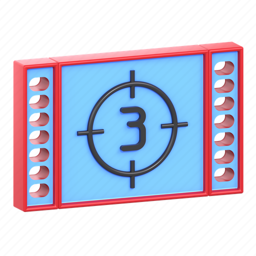 Movie, countdown, opening, numbers, clock, stopwatch icon - Download on Iconfinder