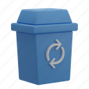 dustbin, recycle, trash, public, facility, hygiene