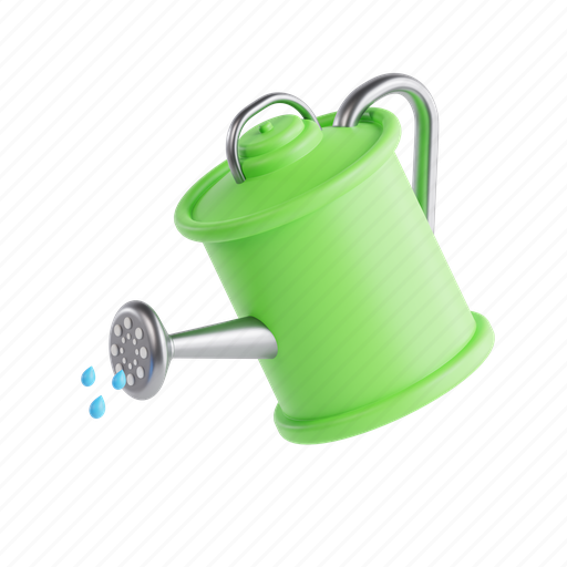 Watering can, gardening, agriculture, equipment 3D illustration - Download on Iconfinder