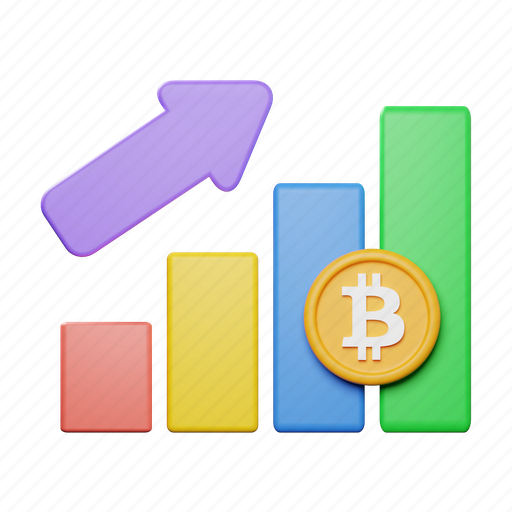 Value, increase, bitcoin, market, volatility, blockchain icon - Download on Iconfinder