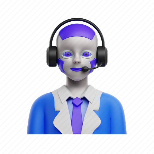 Ai, customer, service, assistance, technical support, support, customer care 3D illustration - Download on Iconfinder
