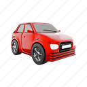 png, red car, future, modern, automobile, vehicle, ecology 