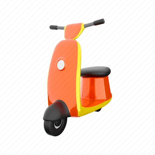 Png, scooter, motorbike, transport, vehicle, bike, motorcycle 3D illustration - Download on Iconfinder
