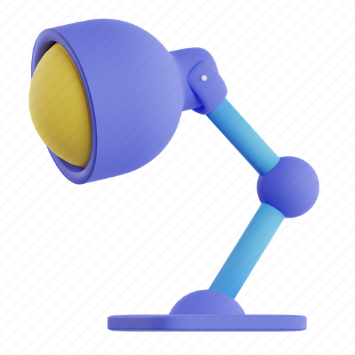 Lamp, light, bulb, table lamp 3D illustration - Download on Iconfinder
