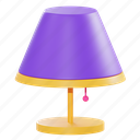 lamp, table, furniture, light, technology, electronic, energy 