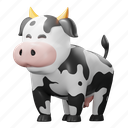 cow, animal, farm, zoo 
