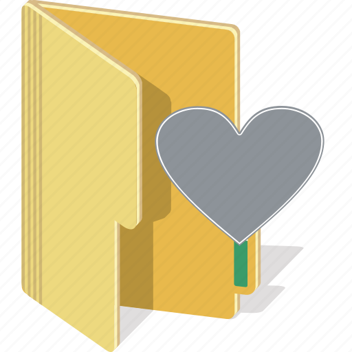 Directory, document, folder, heart, like, love icon - Download on Iconfinder