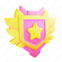 level, up, badge, reward 