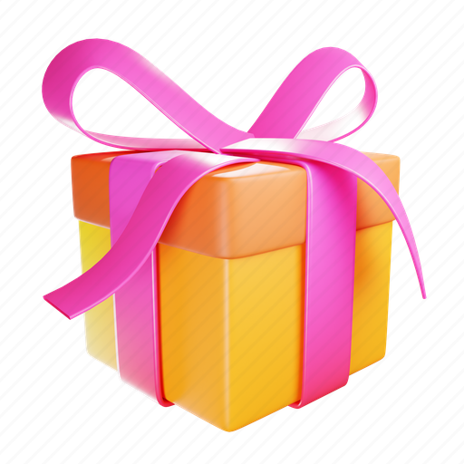 Drop, gift box, birthday, present 3D illustration - Download on Iconfinder