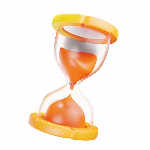 Hourglass, deadline, time, schedule 3D illustration - Download on Iconfinder