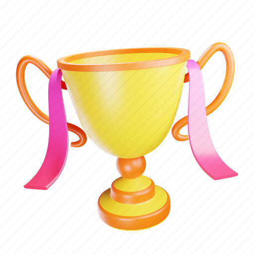 Trophy, winner, award, achievement 3D illustration - Download on Iconfinder