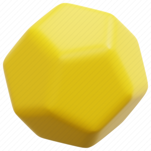 Dodecahedron, geometric, shape, geometry, object, render, 3d icon - Download on Iconfinder