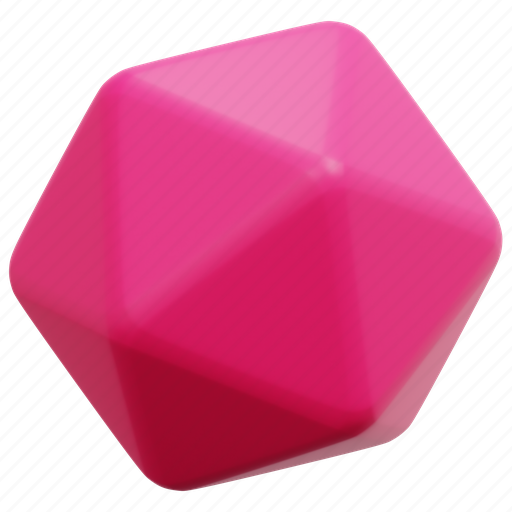Icosahedron, geometric, shape, geometry, object, element, 3d icon - Download on Iconfinder
