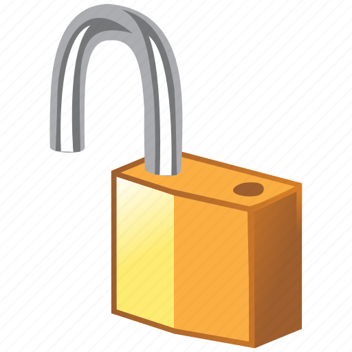 Access, unlock, opened, password, lock, open, broken icon - Download on Iconfinder