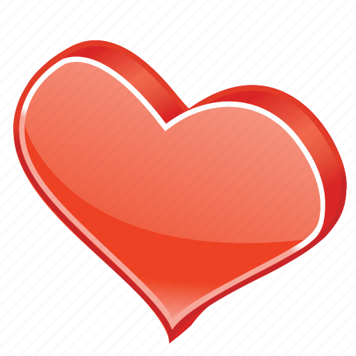 Glossy, heart, love, like, bookmark, favorite, favourite icon - Download on Iconfinder