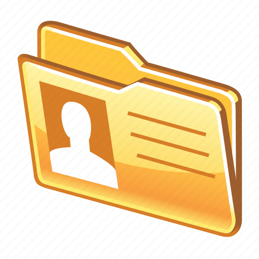 Person, details, files, profile, folder, data icon - Download on Iconfinder