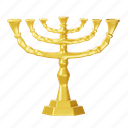 menorah, candelabrum, hanukkah, candleholder, jewish, judaica, hanukkiah