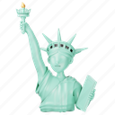 statue, of, liberty, united states, monument, usa, landmark