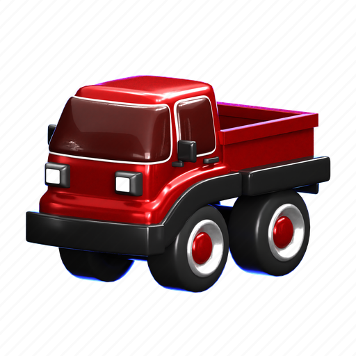 Vehicle, truck, transportation, pickup truck, delivery car, car, mini car 3D illustration - Download on Iconfinder