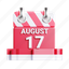 august 17th, independence day, date, calendar, celebration 